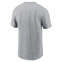 Men's Nike  Gray Denver Broncos Primary Logo T-Shirt