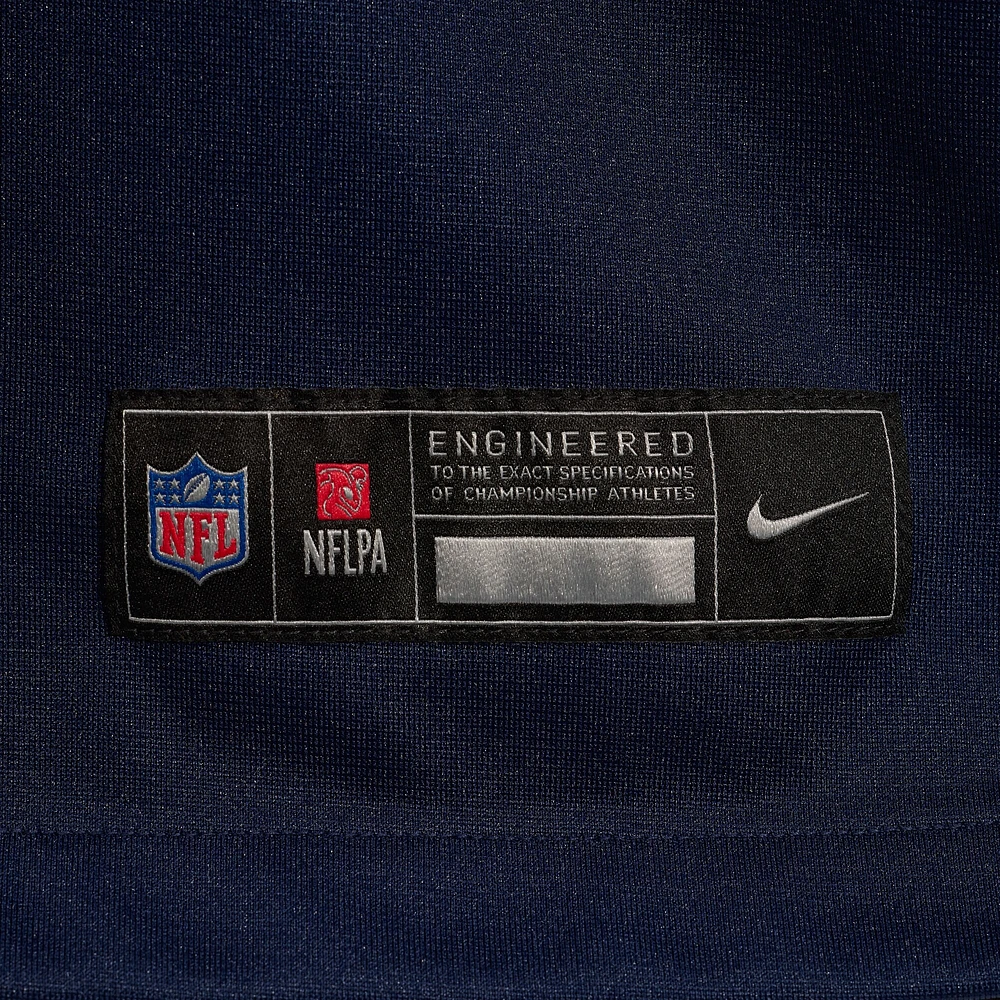 Maillot de match alternatif Nike Jaleel McLaughlin bleu marine des Denver Broncos pour homme