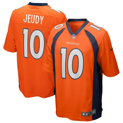 Youth Jerry Jeudy Orange Denver Broncos Replica Jersey