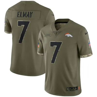 Denver Broncos Nike John Elway Retired Player Game Jersey - Navy