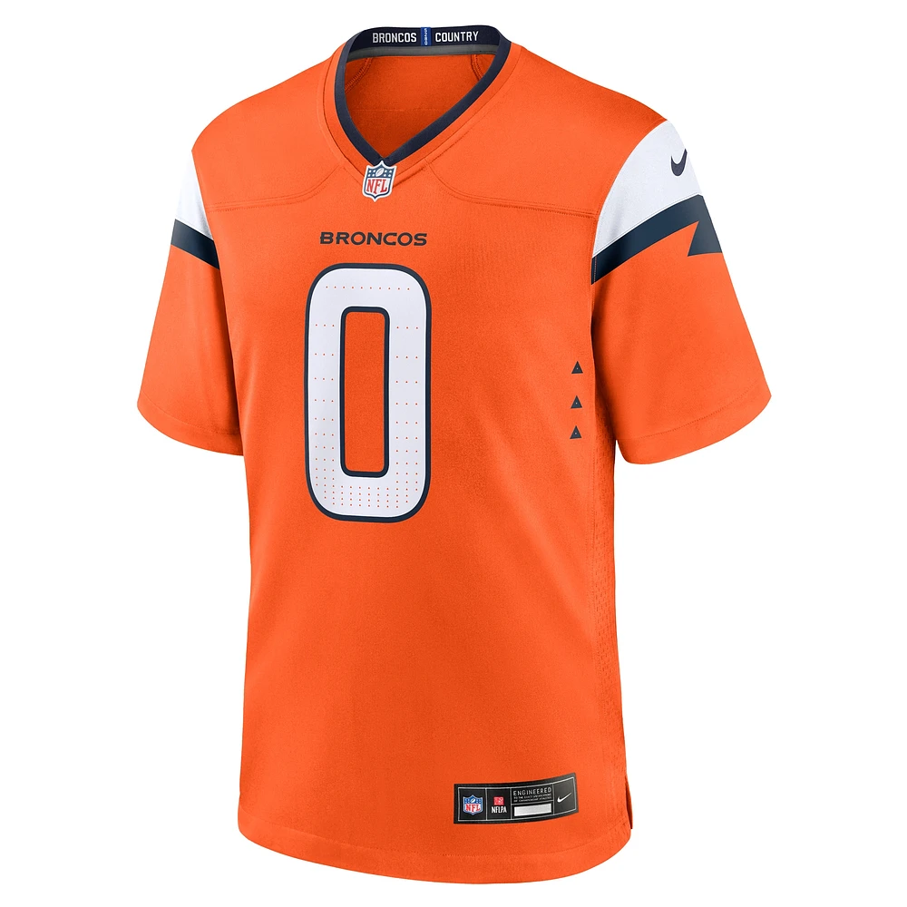 Maillot de match Nike Jonathon Cooper Orange Denver Broncos pour homme