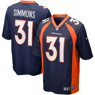 NFL Denver Broncos (Russell Wilson) Men's Game Football Jersey