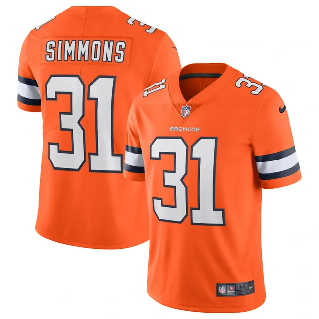 Lids Justin Simmons Denver Broncos Nike RFLCTV Limited Jersey - Black