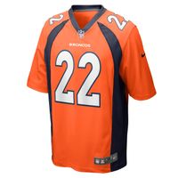 Men's Nike Kareem Jackson Orange Denver Broncos Game Jersey