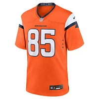 Men's Nike Lucas Krull  Orange Denver Broncos Team Game Jersey