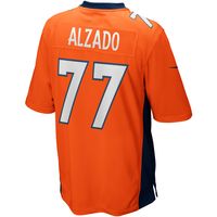 Men's Nike Lyle Alzado Orange Denver Broncos Game Retired Player Jersey