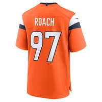 Men's Nike Malcolm Roach  Orange Denver Broncos Team Game Jersey