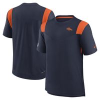 Men's Nike Navy/Orange Denver Broncos Player Sideline Performance T-Shirt