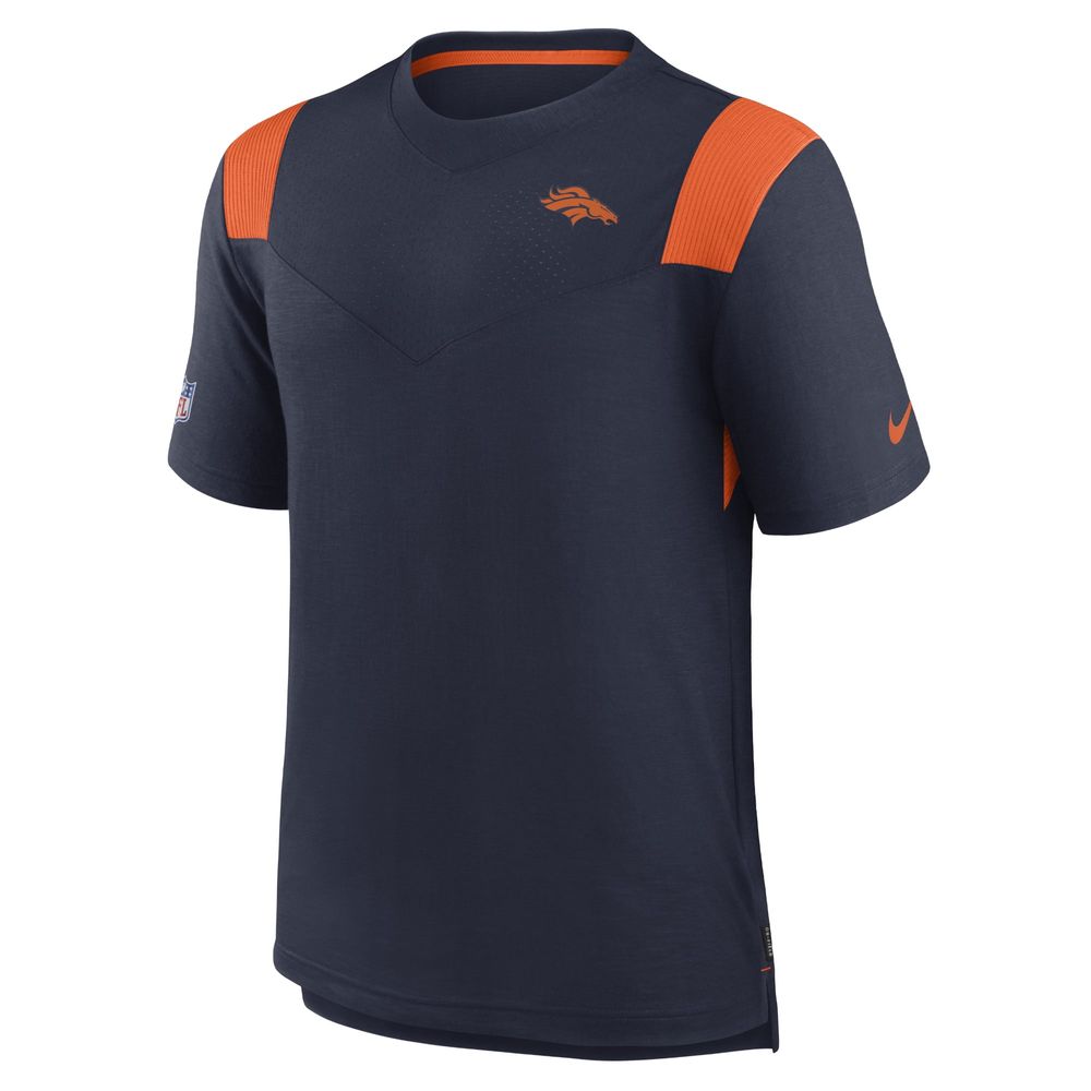 Men's Nike Navy/Orange Denver Broncos Player Sideline Performance T-Shirt