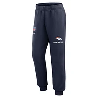 Men's Nike Navy Denver Broncos 2023 Sideline Club Fleece Pants