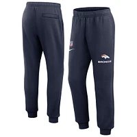 Men's Nike Navy Denver Broncos 2023 Sideline Club Jogger Pants