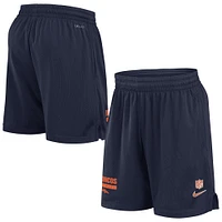 Men's Nike Navy Denver Broncos 2024 Sideline Performance Mesh Shorts