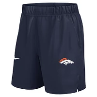 Men's Nike Navy Denver Broncos Blitz Victory Performance Shorts