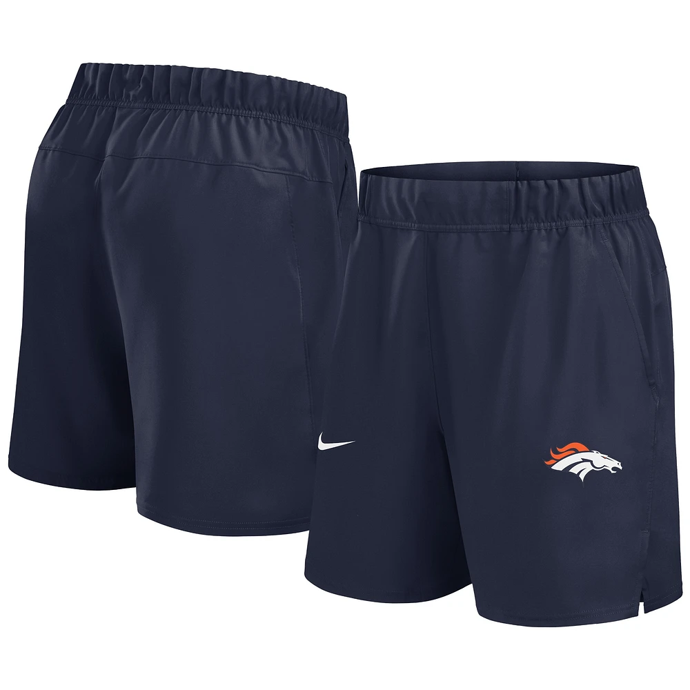 Men's Nike Navy Denver Broncos Blitz Victory Performance Shorts