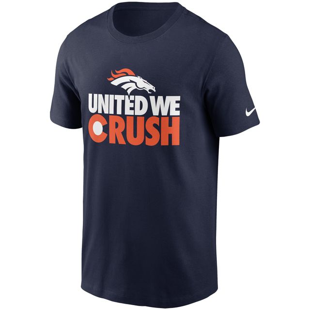 T-shirt Nike bleu marine Denver Broncos Hometown Collection Crush pour hommes