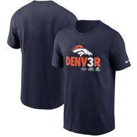 Men's Nike Navy Denver Broncos Hometown Collection Denv3r T-Shirt