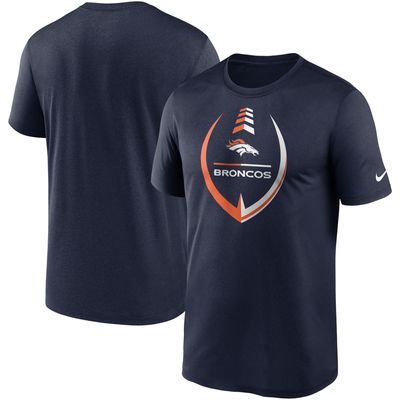 Men's Nike Navy Denver Broncos Icon Legend Performance T-Shirt