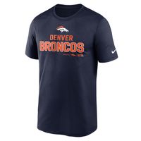 Men's Nike Navy Denver Broncos Legend Community Performance T-Shirt