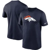 Denver Broncos Velocity Nike Men's Dri-Fit NFL Long-Sleeve T-Shirt in Blue, Size: Small | 00OE41S8W-07K