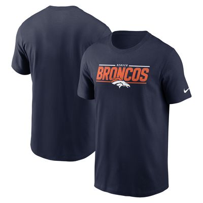 Men's Nike Navy Denver Broncos Muscle T-Shirt