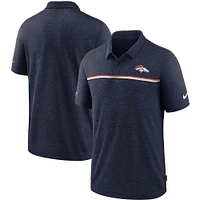 Polo Nike Denver Broncos Sideline Early Season Team Performance pour homme - Bleu marine