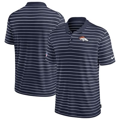 Men's Nike Navy Denver Broncos Sideline Lock Up Victory Performance Polo