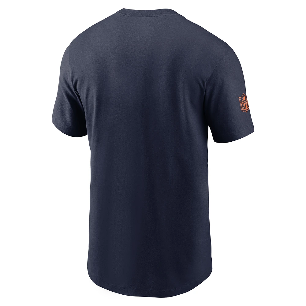 Men's Nike Navy Denver Broncos Sideline Performance T-Shirt