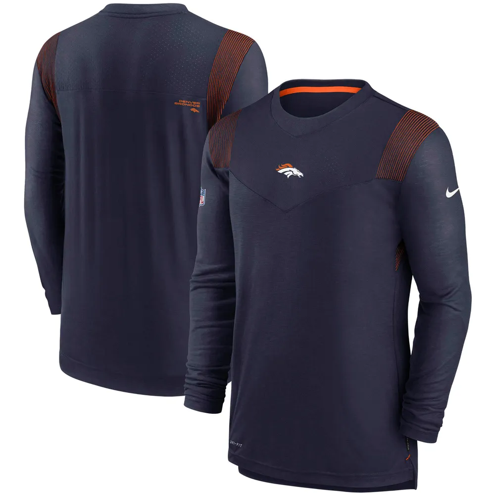 Chicago Bears Nike Sideline Performance Long Sleeve T-Shirt - Navy