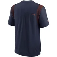 T-shirt Nike Denver Broncos Sideline Player UV Performance pour homme - Bleu marine