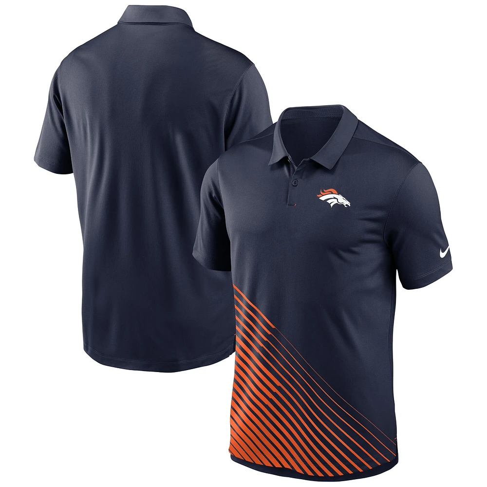 Polo Denver Broncos Vapor Nike pour homme - Bleu marine