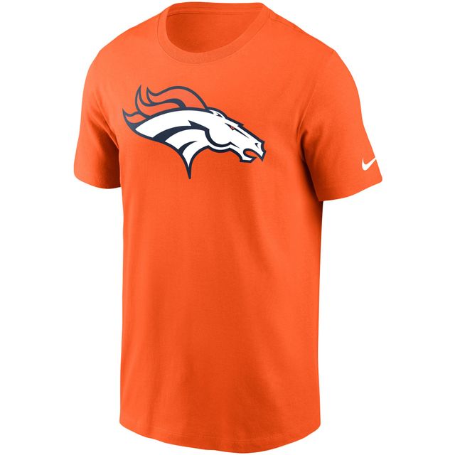 T-shirt orange avec logo principal des Denver Broncos Nike pour homme