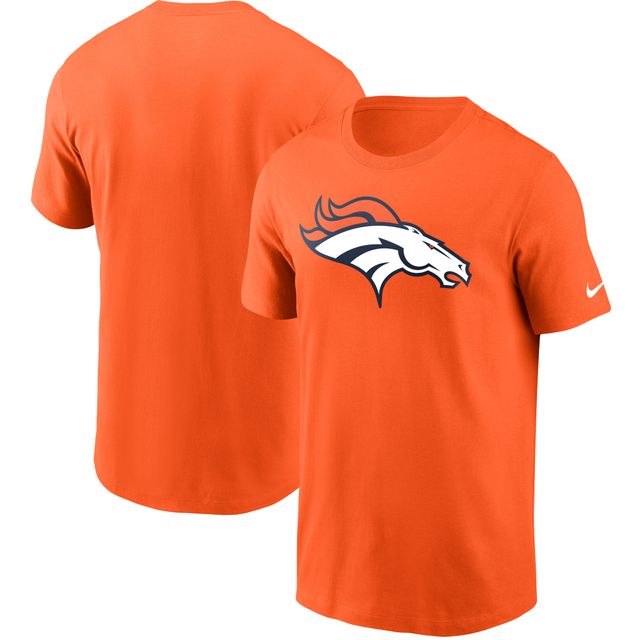 T-shirt orange avec logo principal des Denver Broncos Nike pour homme