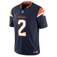 Men's Nike Patrick Surtain II Navy Denver Broncos Mile High Collection Vapor F.U.S.E. Limited Jersey