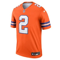 Men's Nike Patrick Surtain II Orange Denver Broncos Alternate Legend Jersey