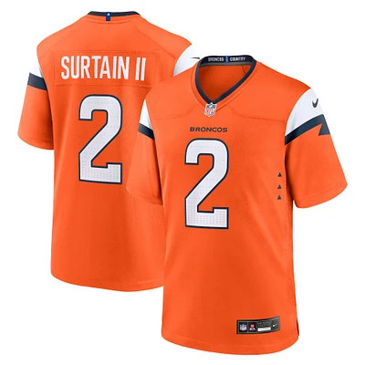 Maillot de match Nike Patrick Surtain II Denver Broncos Mile High Collection pour homme