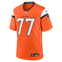 Maillot Nike Quinn Meinerz pour homme, orange, Denver Broncos, match de l'équipe