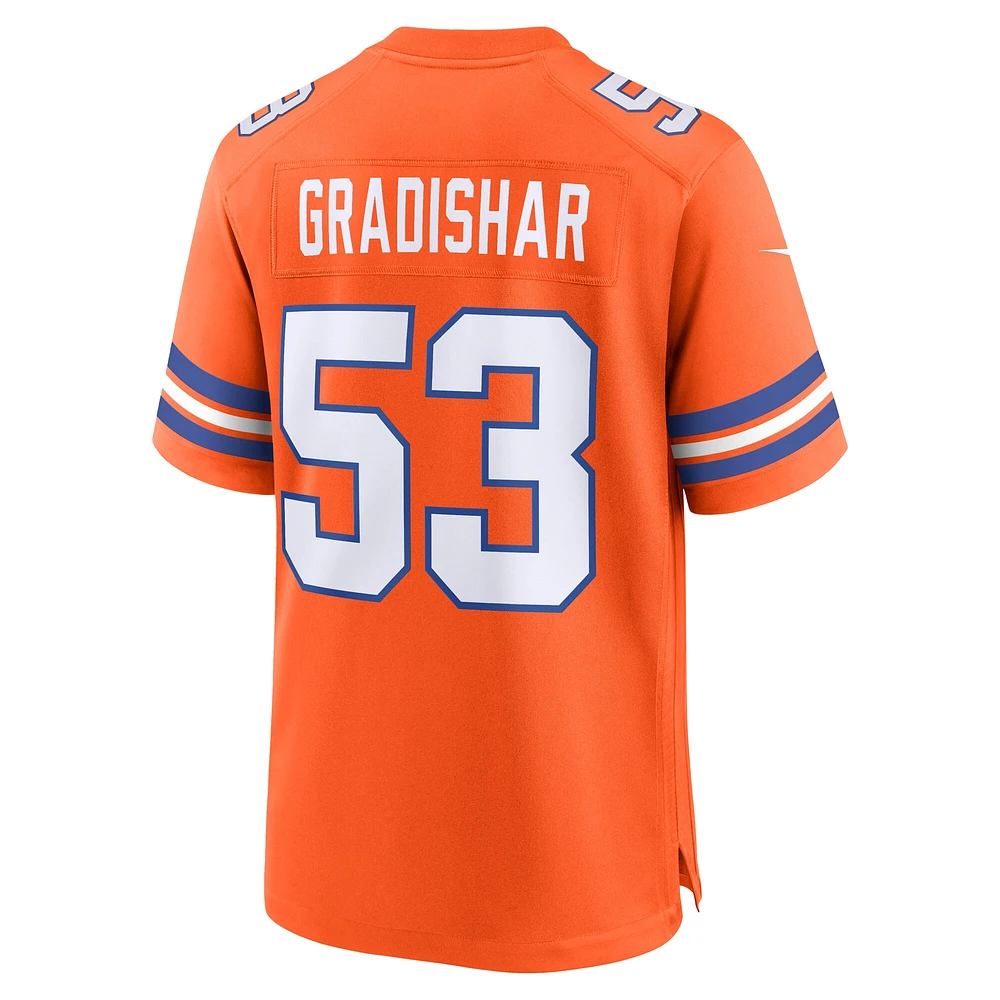 Men's Nike Randy Gradishar Orange Denver Broncos Retired Player Alternate Game Jersey
