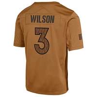 Maillot Nike Russell Wilson Brown Denver Broncos Salute To Service Limited pour homme