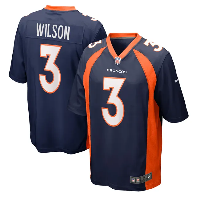 Russell Wilson White Denver Broncos Autographed Nike Limited Jersey