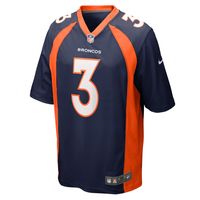 Men's Nike Russell Wilson Navy Denver Broncos Alternate Game Jersey