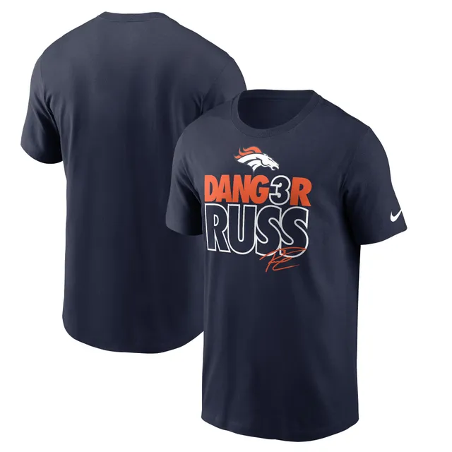 Lids Russell Wilson Denver Broncos Homage Caricature Player Tri-Blend T- Shirt - Ash