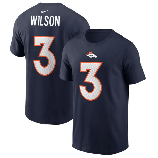 Men's Fanatics Branded Russell Wilson Orange Denver Broncos Big & Tall Player Name & Number T-Shirt