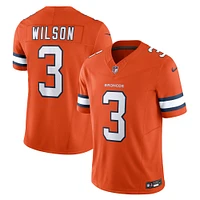 Nike Russell Wilson Orange Denver Broncos Vapor F.U.S.E. Maillot limité