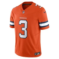 Nike Russell Wilson Orange Denver Broncos Vapor F.U.S.E. Maillot limité