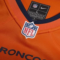 Men's Nike Talanoa Hufanga  Orange Denver Broncos Team Game Jersey