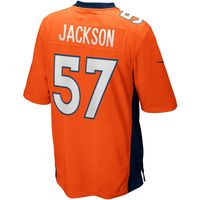 Men's Nike Tom Jackson Orange Denver Broncos Game Retired Player Jersey