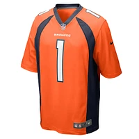 Maillot de match Nike Tremon Smith orange Denver Broncos pour homme