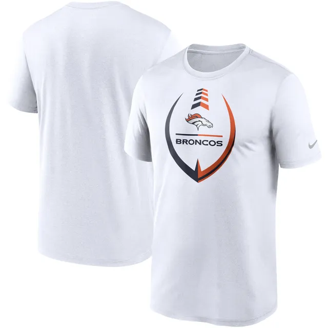 Denver Broncos Wordmark Logo Tri-Blend Shirt