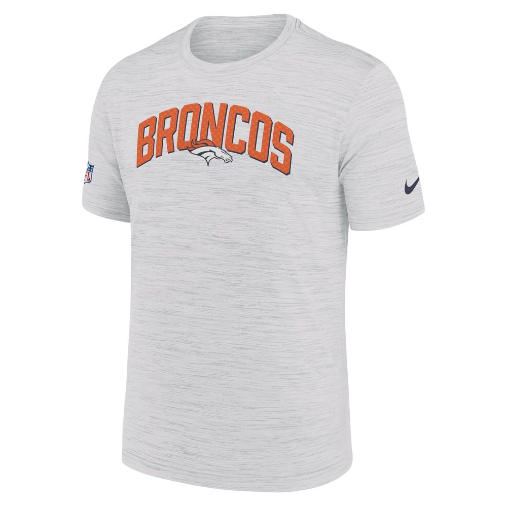 Nike Men's Nike Denver Broncos Sideline Velocity Athletic Stack Performance  T-Shirt