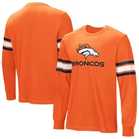 T-shirt adaptatif à manches longues pour hommes des Denver Broncos Hands Off orange